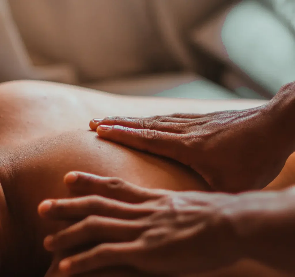 Premium oil massage delivery arriving at doorstep for ultimate outcall experience